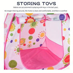 Sunflower Play Tent Indoor Outdoor House Toys Easy To Carry