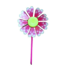 5pcs Children's Sun Flower Plastic Windmill Traditional Toys