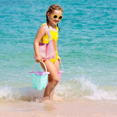 3Pcs Beach Toy Mesh Bag for Boys & Girls