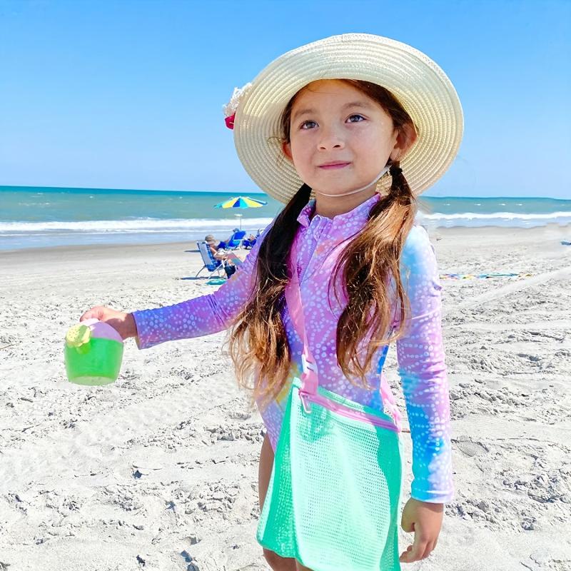 3Pcs Beach Toy Mesh Bag for Boys & Girls