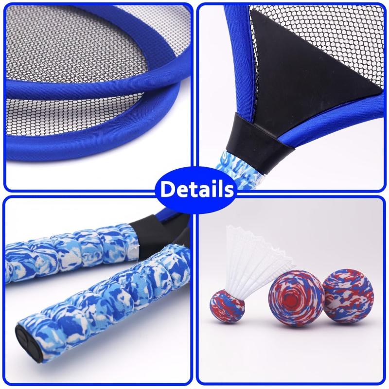 Kids Tennis Racket Set with Badminton Toy - Boys and Girls