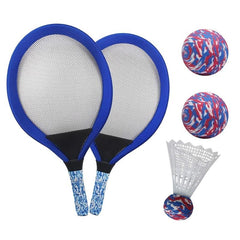 Kids Tennis Racket Set with Badminton Toy - Boys and Girls