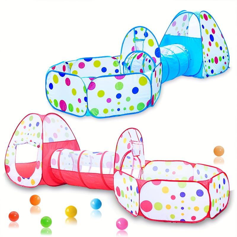 3 in 1 Foldable Tent Game House For Indoor Play