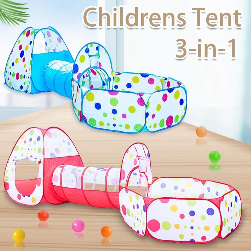 3 in 1 Foldable Tent Game House For Indoor Play