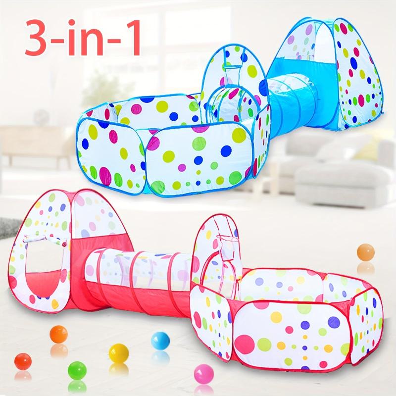 3 in 1 Foldable Tent Game House For Indoor Play