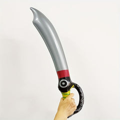 6pcs Inflatable Pirate Sword Silvery Outdoor Lawn Toys