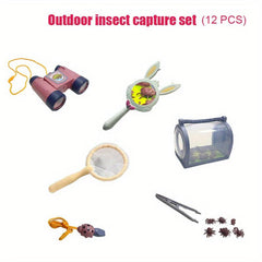 12PCS Bug Catcher Kit Insect Catcher Outdoor Explorer Kit Science Educational
