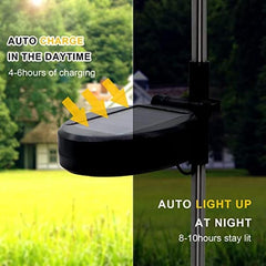 2 Pack LED Solar Firework Lights Outdoor Waterproof Garden Lamps