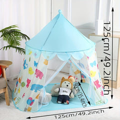 Animal Print Foldable Toy Game Tent for Kids