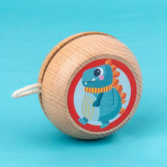Animal Cartoon Wooden Yo Yo Ball Educational Toy