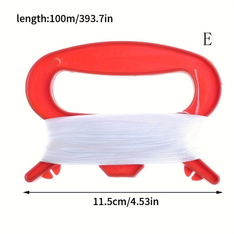 Kids Outdoor Sports Flying Kite String Line D Shape Winder Board Tool