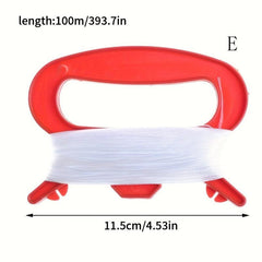 Kids Outdoor Sports Flying Kite String Line D Shape Winder Board Tool