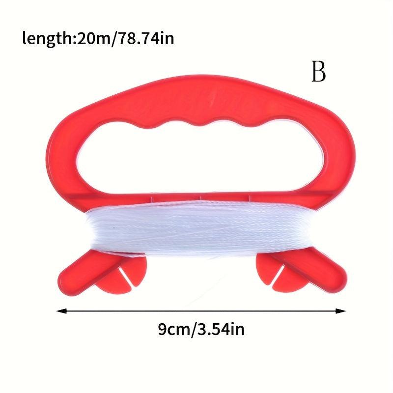 Kids Outdoor Sports Flying Kite String Line D Shape Winder Board Tool