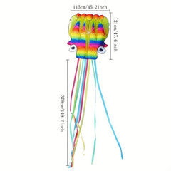 Rainbow Octopus Kite 5m Large Soft Octopus Kite