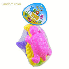 Marine Animals Sand Molds 4-Piece Set for Beach & Snow Fun