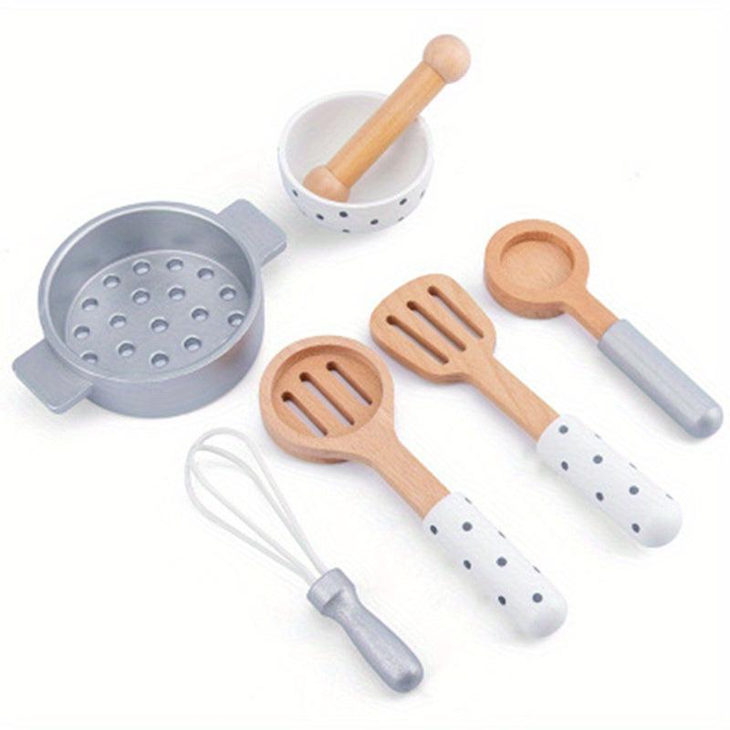 Kids Play House Kitchen Toy Set - Cooking Kindergarten Interactive Toys