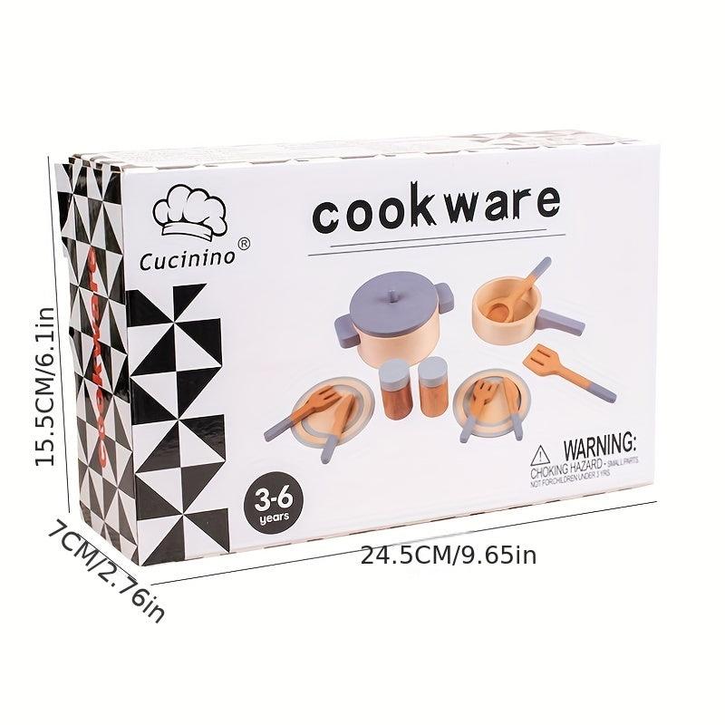 Kids Play House Kitchen Toy Set - Cooking Kindergarten Interactive Toys