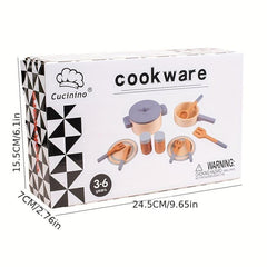 Kids Play House Kitchen Toy Set - Cooking Kindergarten Interactive Toys