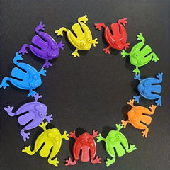 10pcs Jumping Frog Bouncing Fidget Toy Stress Relief Children Adults Gift