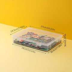 Transparent Puzzle Storage Box for Kids