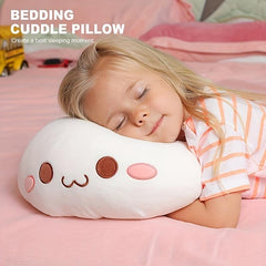 Cute Kitten Plush Toy Soft Cartoon Cat Pillow