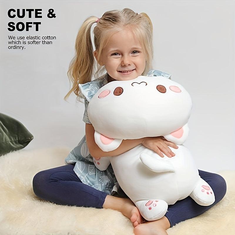 Cute Kitten Plush Toy Soft Cartoon Cat Pillow