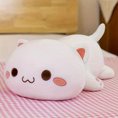 Cute Kitten Plush Toy Soft Cartoon Cat Pillow