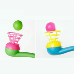 Montessori Blow Pipe & Balls Toy Child Board Game Party Bag Fillers