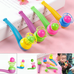 Montessori Blow Pipe & Balls Toy Child Board Game Party Bag Fillers