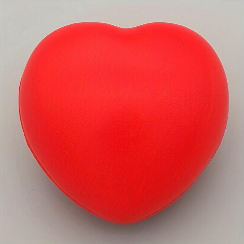 Heart Shaped Stress Relief Squeeze Foam Ball Hand Exercise Ball