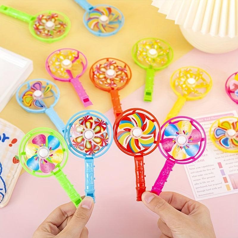 10Pcs Candy Whistle Windmill Small Toy for Kids