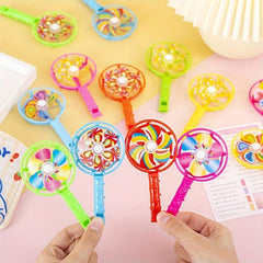 10Pcs Candy Whistle Windmill Small Toy for Kids