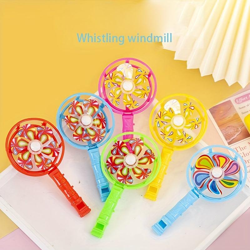 10Pcs Candy Whistle Windmill Small Toy for Kids