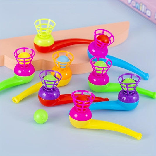80s Nostalgic Pipe Blowing Ball Toy Children's Educational Gift