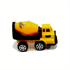 Alloy Construction Vehicle Toys Set Excavator Mixer Transport Vehicle