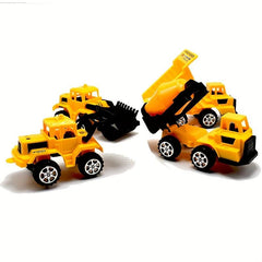 Alloy Construction Vehicle Toys Set Excavator Mixer Transport Vehicle