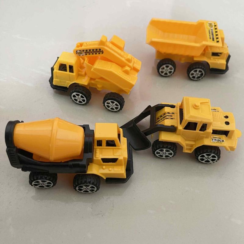 Alloy Construction Vehicle Toys Set Excavator Mixer Transport Vehicle