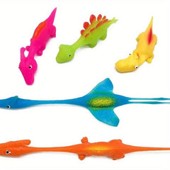 Catapult Launching Dinosaur Tricky Slingshot Elastic Flying Finger Toy