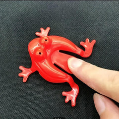 20pcs Bouncing Frog Toy Press Jumping Frog Puzzle Decompression Toy