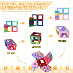 Magnetic Blocks Constructor Set Toys for Boys