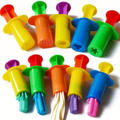 10pcs Clay Dough Tools Set Play Dough Non Toxic Modeling Dough Assorted Colors