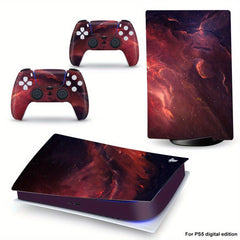 PS5 Disc Version Skin Vinyl Sticker Set
