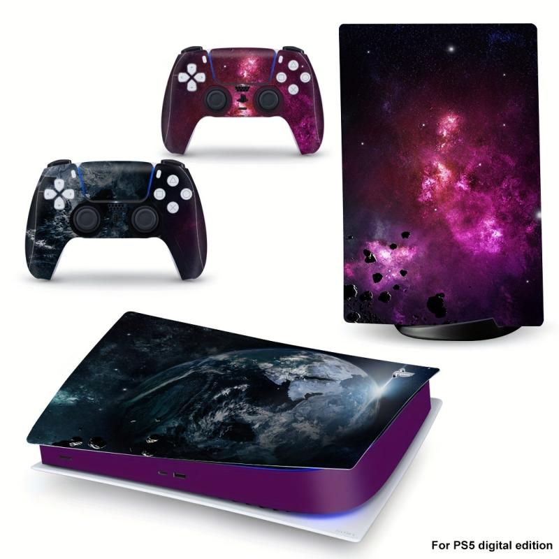 PS5 Disc Version Skin Vinyl Sticker Set