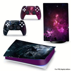 PS5 Disc Version Skin Vinyl Sticker Set
