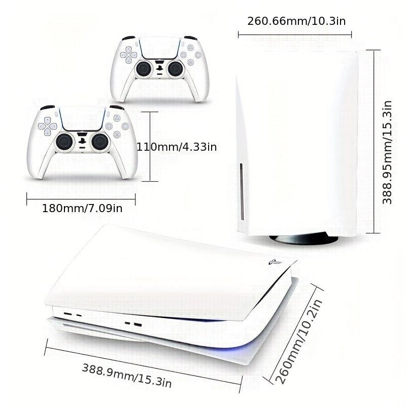 PS5 Disc Version Skin Vinyl Sticker Set