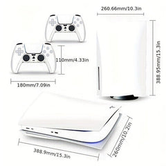 PS5 Disc Version Skin Vinyl Sticker Set