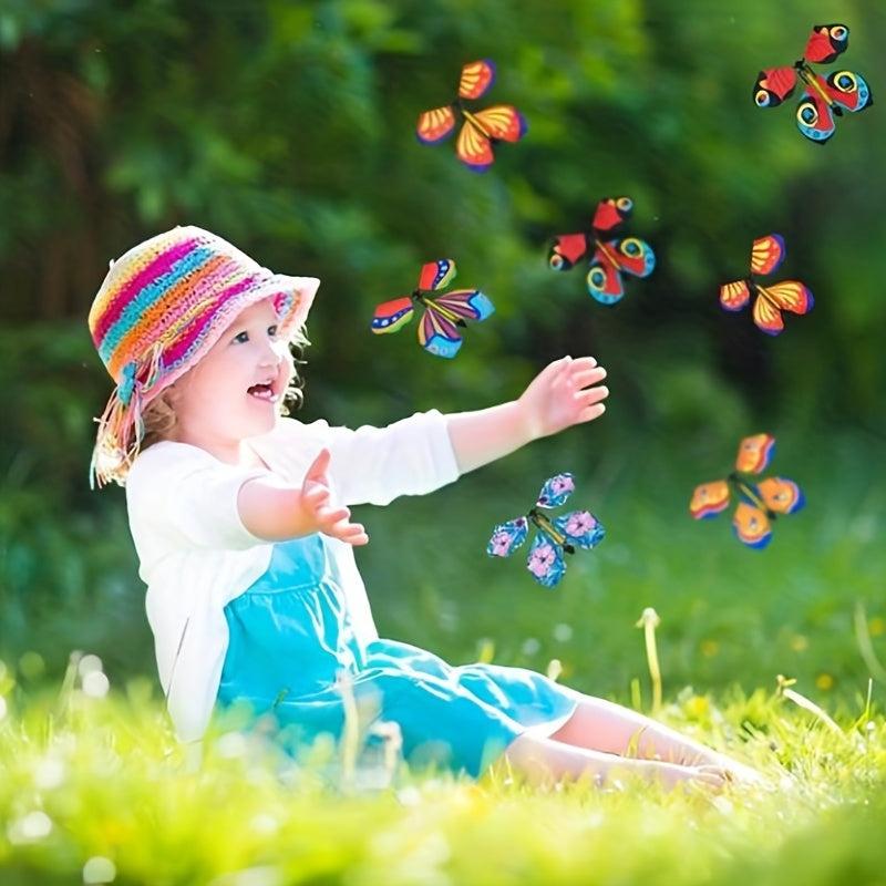 10pcs Flying Butterflies Pupate Into Butterflies Of Freedom Magic Prop Toys