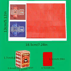 Mini Fingertip Playing Cards Doll House Decoration Holiday Party