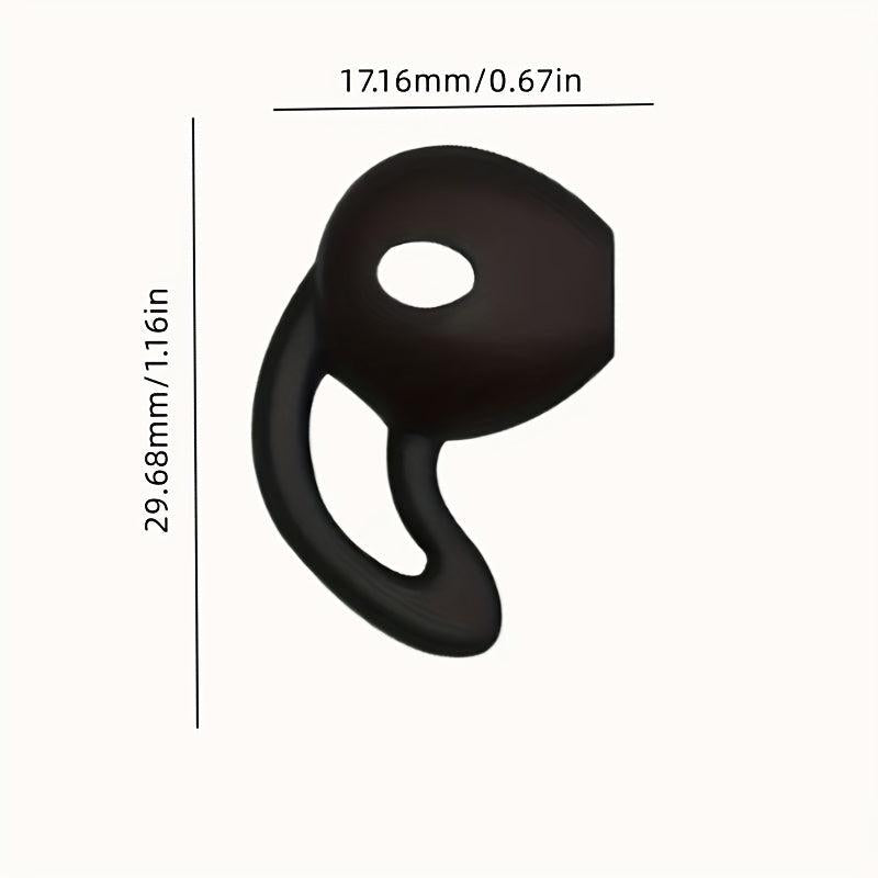 6pcs Anti-slip Silicone Earphone Sleeve Fixing Tool Transparent