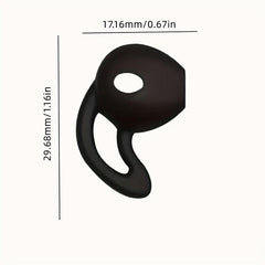 6pcs Anti-slip Silicone Earphone Sleeve Fixing Tool Transparent